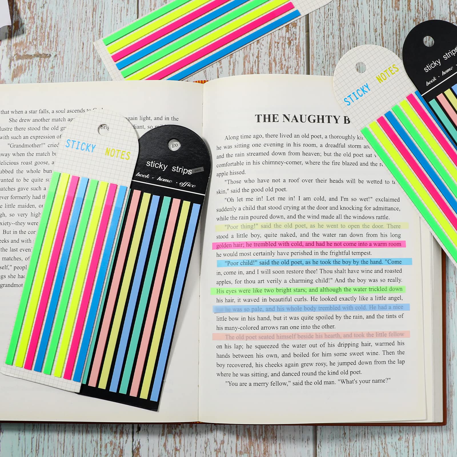 Multi-colored Long Strip Index - Index Tab Divider ulasan dan harga