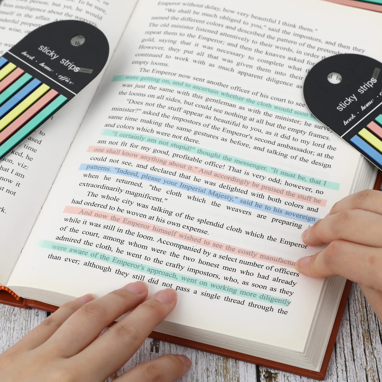 Multi-colored Long Strip Index - Index Tab Divider ulasan dan harga