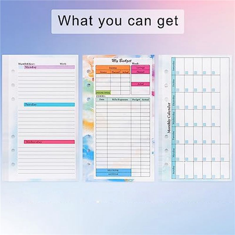 N36R-2 Set A6 Budget Planner R - Planner Weekly Budget ulasan dan harga