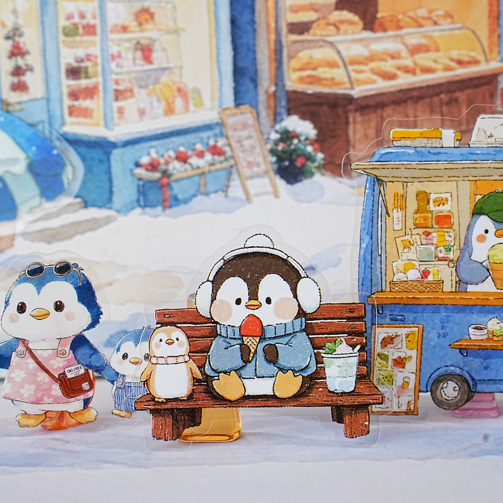 Etori Life 15Pcs Cute Penguin  - Stationery Office Supply Store ulasan dan harga
