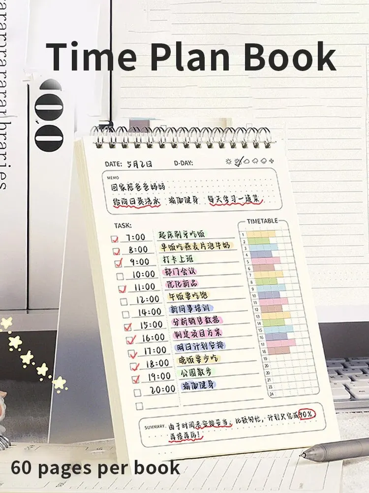 1pc Planner Agenda Spiral A5 N - Office Stationery Supply List ulasan dan harga