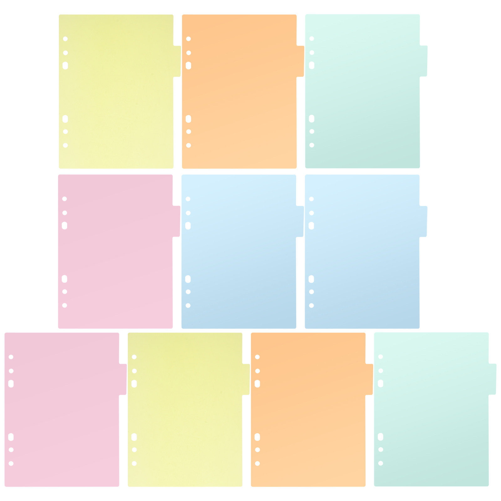 2Pcs Colorful Classification I - Index Tab Divider ulasan dan harga