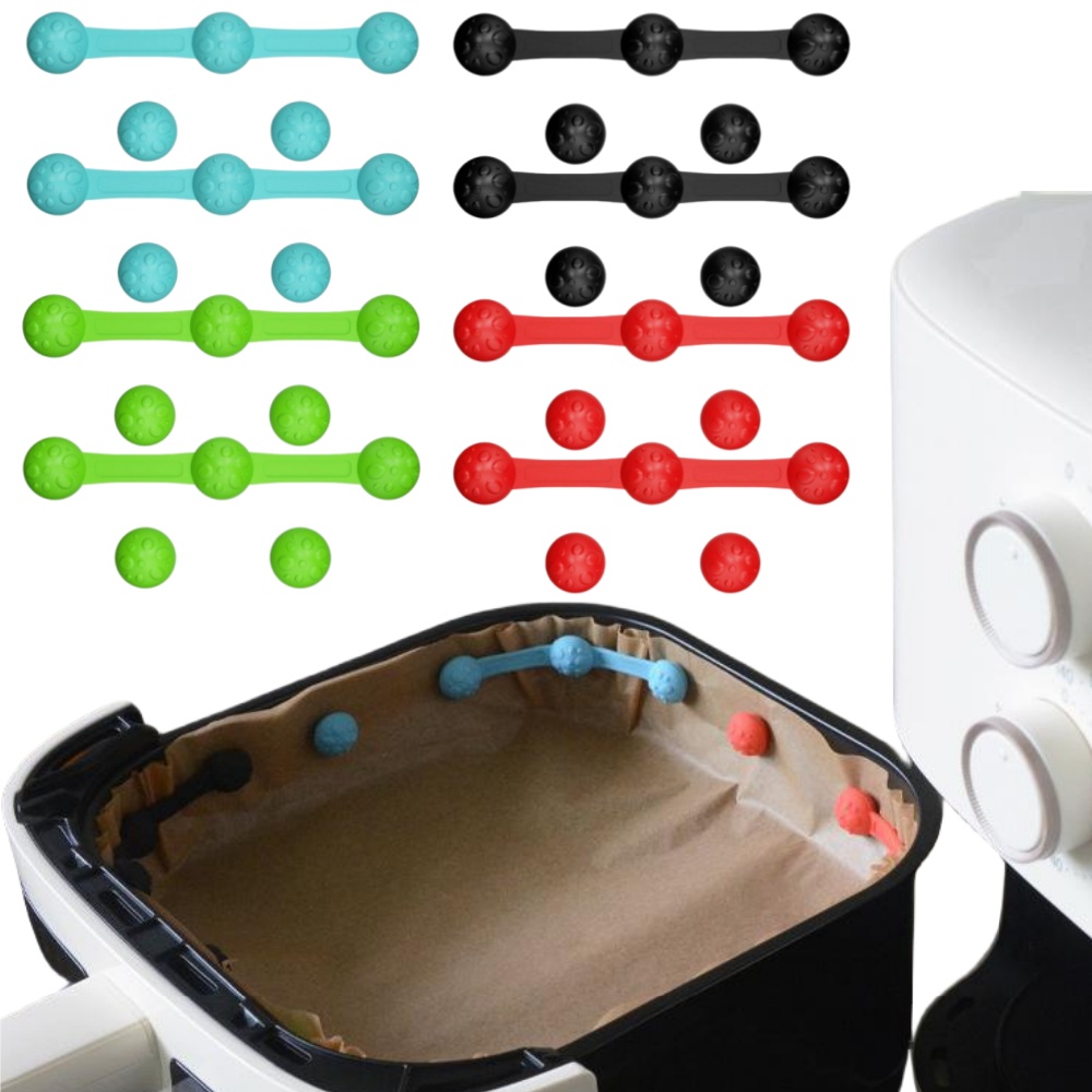 1/2sets Silicone Air Fryer Mag - Paperclip Magnetic Set ulasan dan harga