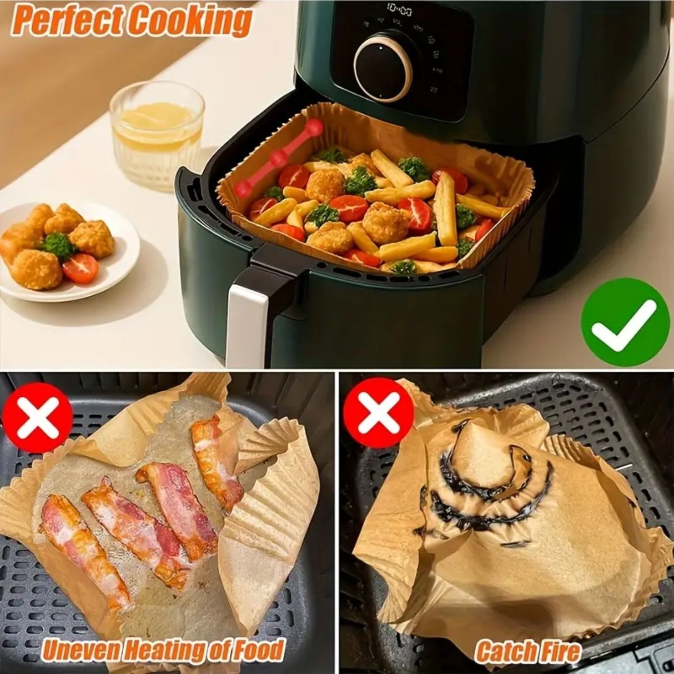 1/2sets Silicone Air Fryer Mag - Paperclip Magnetic Set ulasan dan harga